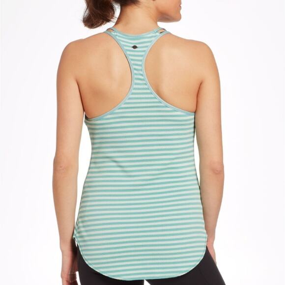 Calia by Carrie Underwood move striped racerback tank top woman's size medium - Picture 2 of 13